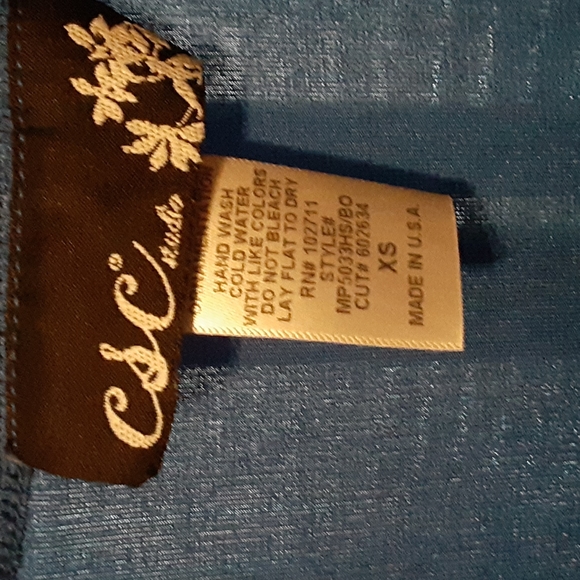 USC studio size x small blue shirt - Picture 3 of 4